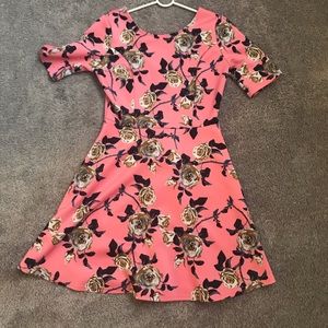 Forever 21 Pink Floral Dress Size M